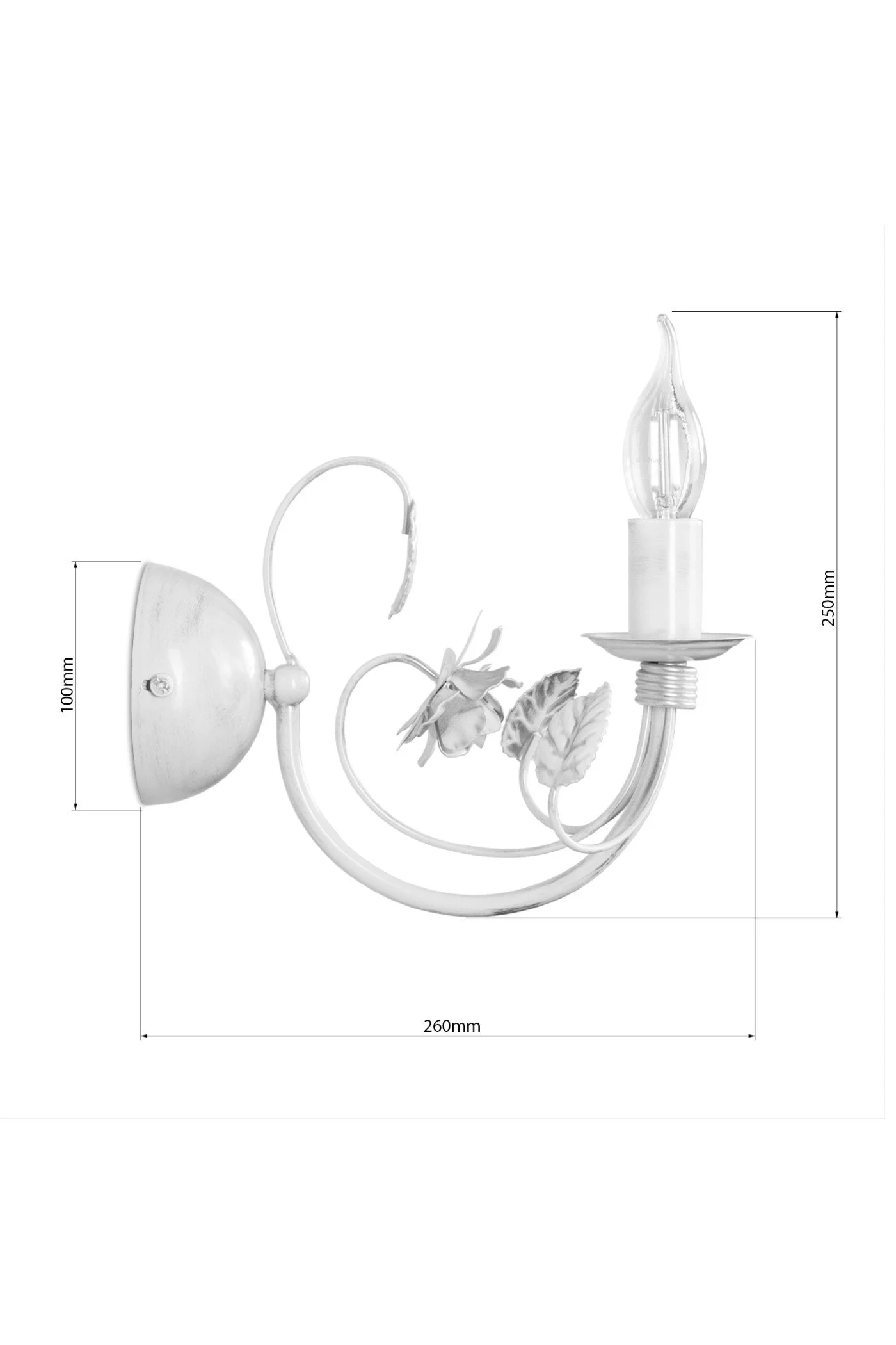   
                        
                        Бра NB LIGHT (Україна) 28650    
                         у стилі Флористика.  
                        Тип джерела світла: світлодіодна лампа, змінна.                                                                                                  фото 4