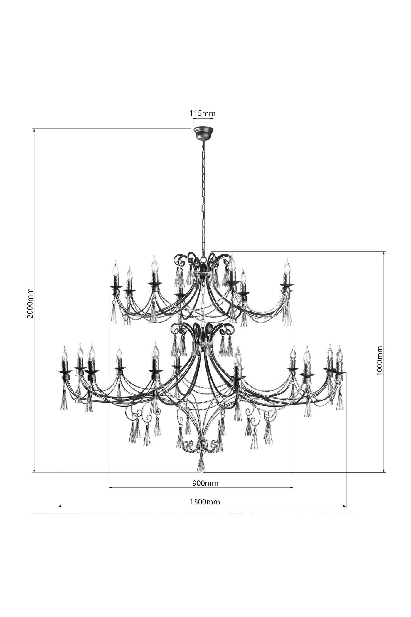   
                        
                        Люстра NB LIGHT (Україна) 28662    
                         У стилі Класика.  
                        Тип джерела світла: світлодіодна лампа, змінна.                         Форма: Коло.                                                                          фото 3