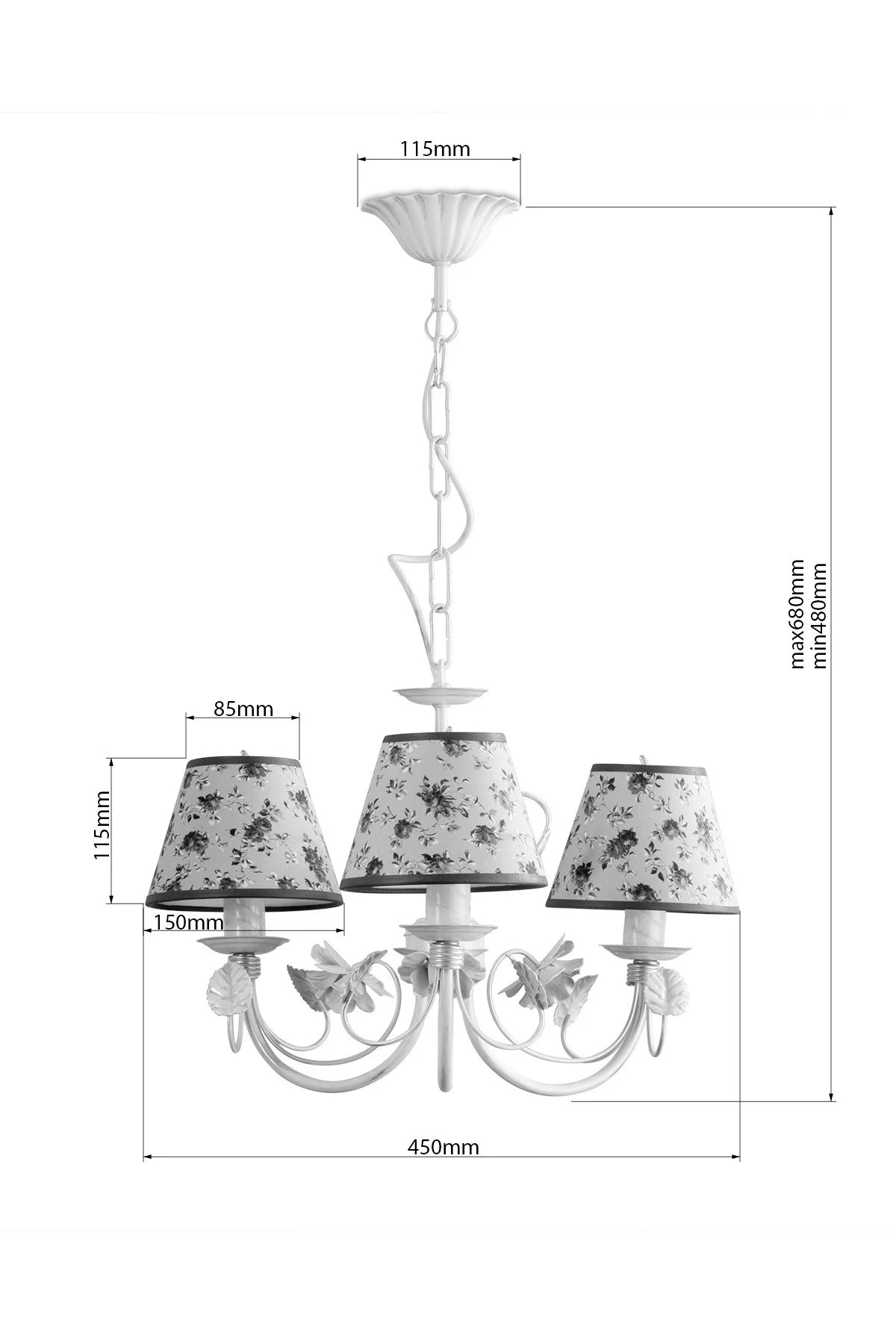   
                        
                        Люстра NB LIGHT (Україна) 28667    
                         У стилі Флористика.  
                        Тип джерела світла: світлодіодна лампа, змінна.                         Форма: Коло.                         Кольори плафонів і підвісок: Бежевий, Малюнок.                         Матеріал: Тканина.                          фото 4