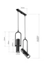   
                        
                        Люстра NB LIGHT (Украина) 28692    
                         В стиле Лофт.  
                        Тип источника света: светодиодная лампа, сменная.                         Форма: Прямоугольник.                         Цвета плафонов и подвесок: Черный.                         Материал: Металл.                          фото 4
