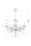   
                        
                        Люстра NB LIGHT (Україна) 28695    
                         У стилі Класика.  
                        Тип джерела світла: світлодіодна лампа, змінна.                         Форма: Коло.                         Кольори плафонів і підвісок: Прозорий.                         Матеріал: Кришталь.                          фото 6
