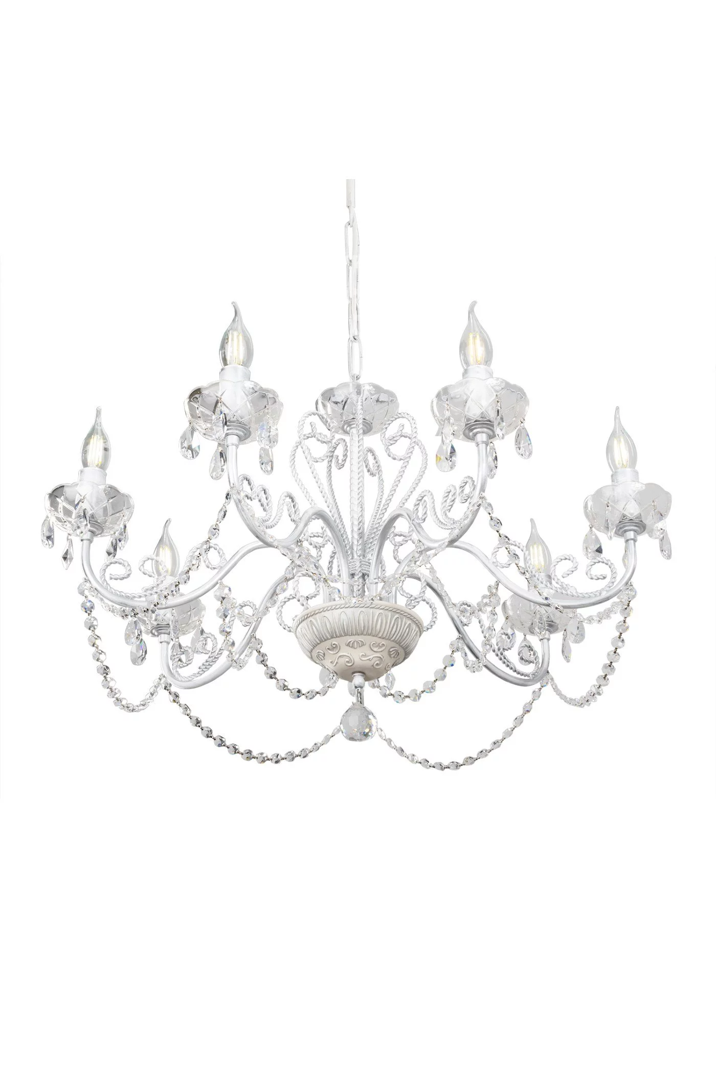   
                        
                        Люстра NB LIGHT (Україна) 28696    
                         У стилі Класика.  
                        Тип джерела світла: світлодіодна лампа, змінна.                         Форма: Коло.                         Кольори плафонів і підвісок: Прозорий.                         Матеріал: Кришталь.                          фото 2