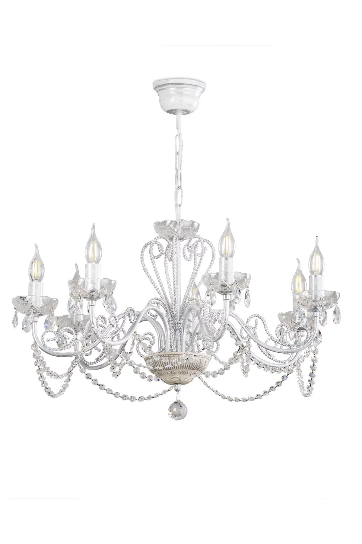   
                        
                        Люстра NB LIGHT (Україна) 28696    
                         У стилі Класика.  
                        Тип джерела світла: світлодіодна лампа, змінна.                         Форма: Коло.                         Кольори плафонів і підвісок: Прозорий.                         Матеріал: Кришталь.                          фото 3
