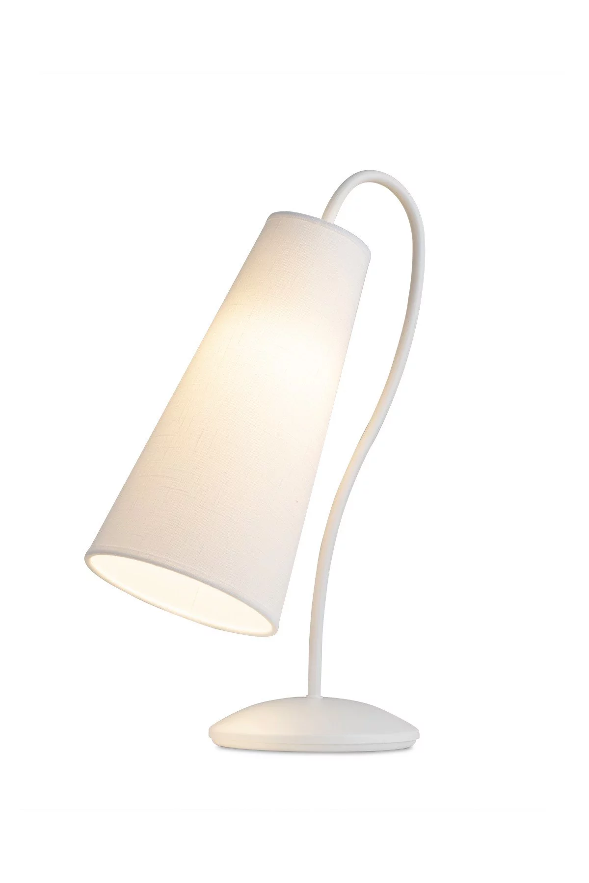   
                        Настільна лампа NB LIGHT (Україна) 28732    
                         у стилі модерн.  
                        Тип джерела світла: cвітлодіодні led, енергозберігаючі, розжарювання.                                                 Кольори плафонів і підвісок: білий.                         Матеріал: тканина.                          фото 2