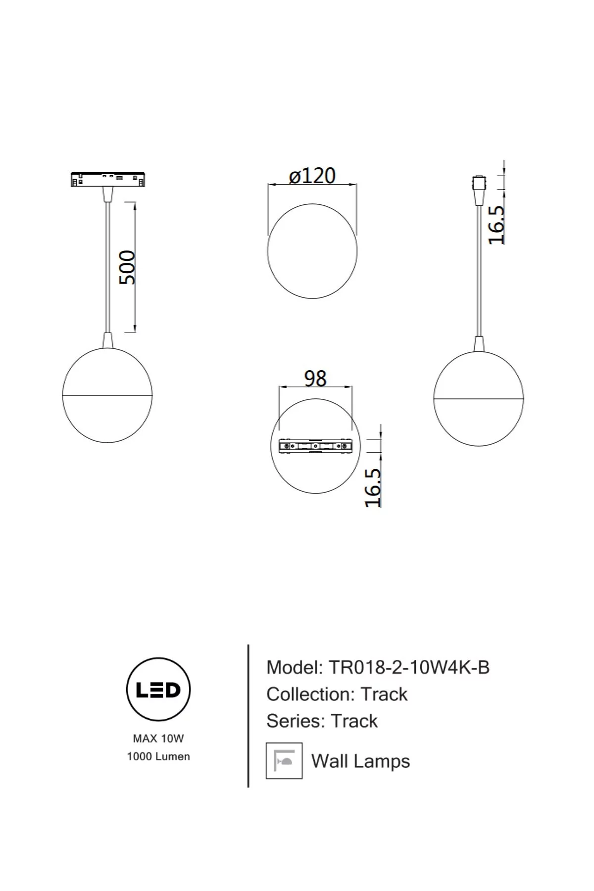   
                        
                        Трековый магнитный светильник MAYTONI (Германия) 28972    
                         в стиле Модерн.  
                        Тип источника света: встроенный led-модуль, несъемный.                         Форма: Шар.                         Цвета плафонов и подвесок: Черный, Белый.                         Материал: Стекло.                          фото 4