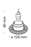   
                        Точковий світильник MAYTONI (Німеччина) 29028    
                         у стилі хай-тек.  
                        Тип джерела світла: cвітлодіодні led, галогенні.                         Форма: коло.                         Кольори плафонів і підвісок: чорний.                         Матеріал: алюміній.                          фото 3