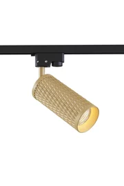   
                        Трековий світильник MAYTONI (Німеччина) 29067    
                         у стилі модерн.  
                        Тип джерела світла: cвітлодіодні led, галогенні.                         Форма: коло.                         Кольори плафонів і підвісок: золото.                         Матеріал: алюміній.                          фото 1