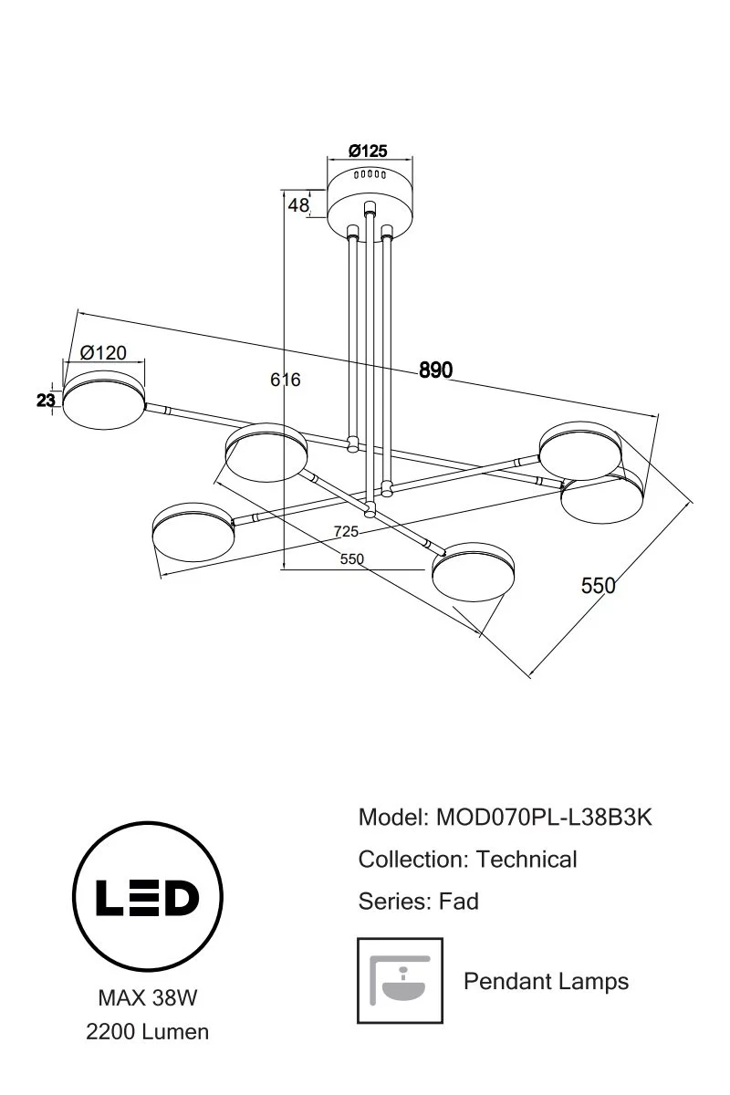   
                        Люстра MAYTONI  (Германия) 29230    
                         в стиле Хай-тек.  
                        Тип источника света: встроенный led-модуль, несъемный.                         Форма: Круг.                         Цвета плафонов и подвесок: Прозрачный.                         Материал: Акрил.                          фото 8