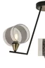   
                        
                        Люстра BLITZ (Німеччина) 29275    
                         у стилі Модерн.  
                        Тип джерела світла: світлодіодна лампа, змінна.                         Форма: Коло.                         Кольори плафонів і підвісок: Сірий.                         Матеріал: Скло.                          фото 2