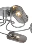   
                        
                        Люстра BLITZ (Германия) 29278    
                         в стиле Хай-тек.  
                        Тип источника света: светодиодная лампа, сменная.                         Форма: Круг.                         Цвета плафонов и подвесок: Серый.                         Материал: Стекло.                          фото 2