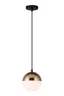   
                        Люстра BLITZ (Німеччина) 29286    
                         у стилі Лофт.  
                        Тип джерела світла: світлодіодна лампа, змінна.                         Форма: Куля.                         Кольори плафонів і підвісок: Золото, Білий.                         Матеріал: Метал, Скло.                          фото 2