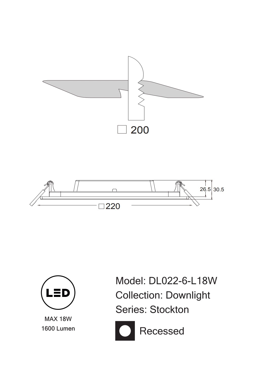   
                        Точечный светильник MAYTONI  (Германия) 29438    
                         в стиле Хай-тек.  
                        Тип источника света: встроенный led-модуль, несъемный.                         Форма: Квадрат.                                                                          фото 6