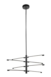 Люстра LAGUNA LIGHTING (Україна) 29478    
                         У стилі Хай-тек.  
                        Тип джерела світла: вбудований led-модуль, незмінний.                         Форма: Коло.                         Кольори плафонів і підвісок: Чорний.                         Матеріал: Метал.                          фото 1