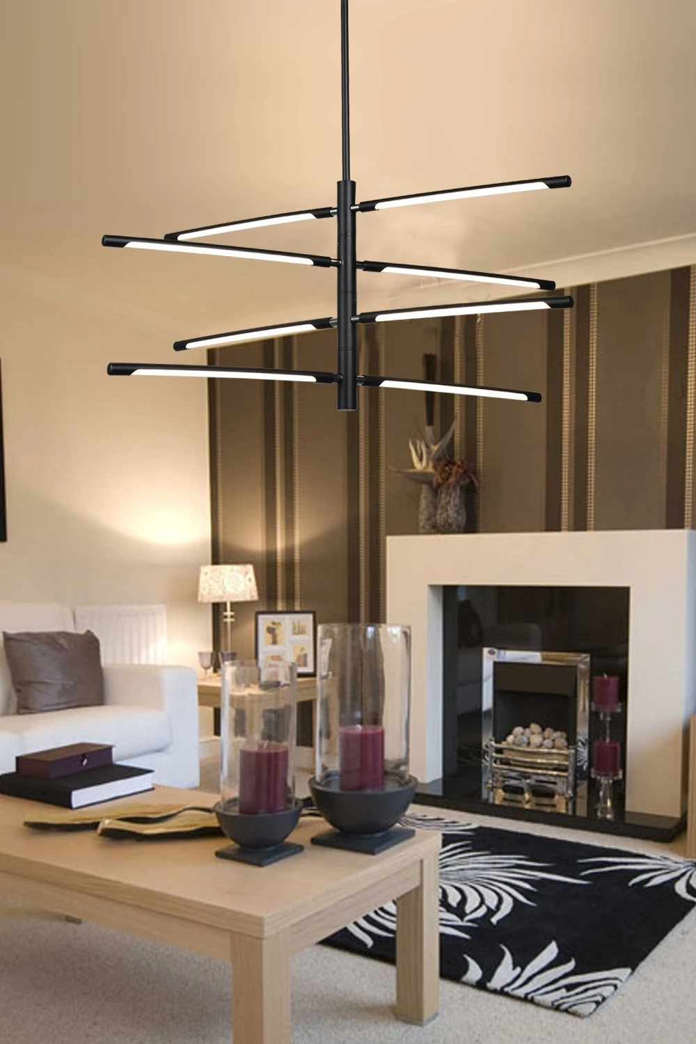 Люстра LAGUNA LIGHTING (Україна) 29478    
                         У стилі Хай-тек.  
                        Тип джерела світла: вбудований led-модуль, незмінний.                         Форма: Коло.                         Кольори плафонів і підвісок: Чорний.                         Матеріал: Метал.                          фото 3