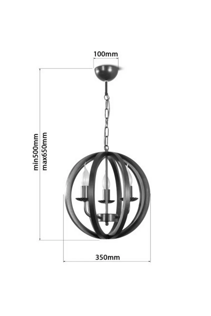   
                        
                        Люстра NB LIGHT (Україна) 29631    
                         У стилі Кантрі.  
                        Тип джерела світла: світлодіодна лампа, змінна.                         Форма: Коло.                                                                          фото 4