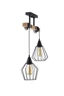   
                        
                        Люстра NB LIGHT (Україна) 29636    
                         У стилі Лофт.  
                        Тип джерела світла: світлодіодна лампа, змінна.                         Форма: Прямокутник.                         Кольори плафонів і підвісок: Чорний.                         Матеріал: Метал.                          фото 2