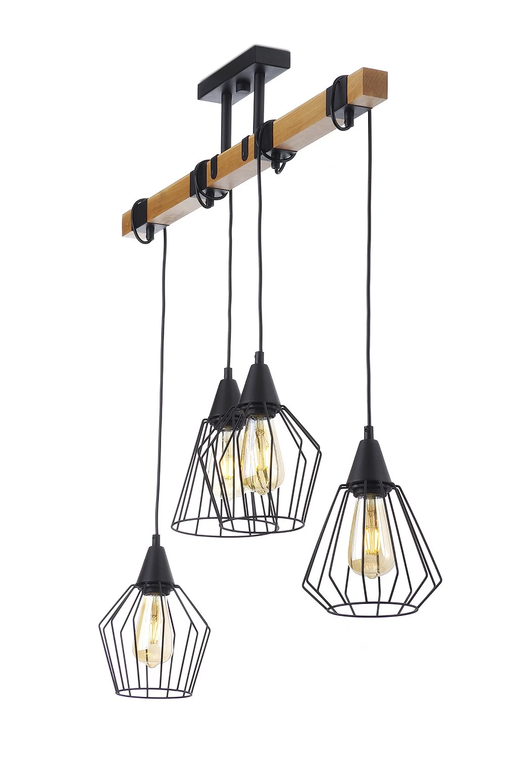   
                        
                        Люстра NB LIGHT (Україна) 29640    
                         У стилі Лофт.  
                        Тип джерела світла: світлодіодна лампа, змінна.                         Форма: Прямокутник.                         Кольори плафонів і підвісок: Чорний.                         Матеріал: Метал.                          фото 2