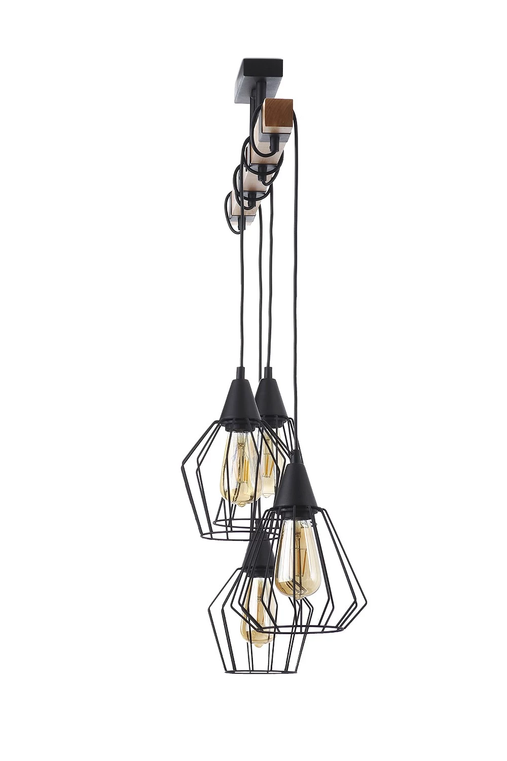   
                        
                        Люстра NB LIGHT (Україна) 29640    
                         У стилі Лофт.  
                        Тип джерела світла: світлодіодна лампа, змінна.                         Форма: Прямокутник.                         Кольори плафонів і підвісок: Чорний.                         Матеріал: Метал.                          фото 3