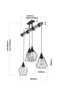   
                        
                        Люстра NB LIGHT (Україна) 29640    
                         У стилі Лофт.  
                        Тип джерела світла: світлодіодна лампа, змінна.                         Форма: Прямокутник.                         Кольори плафонів і підвісок: Чорний.                         Матеріал: Метал.                          фото 4