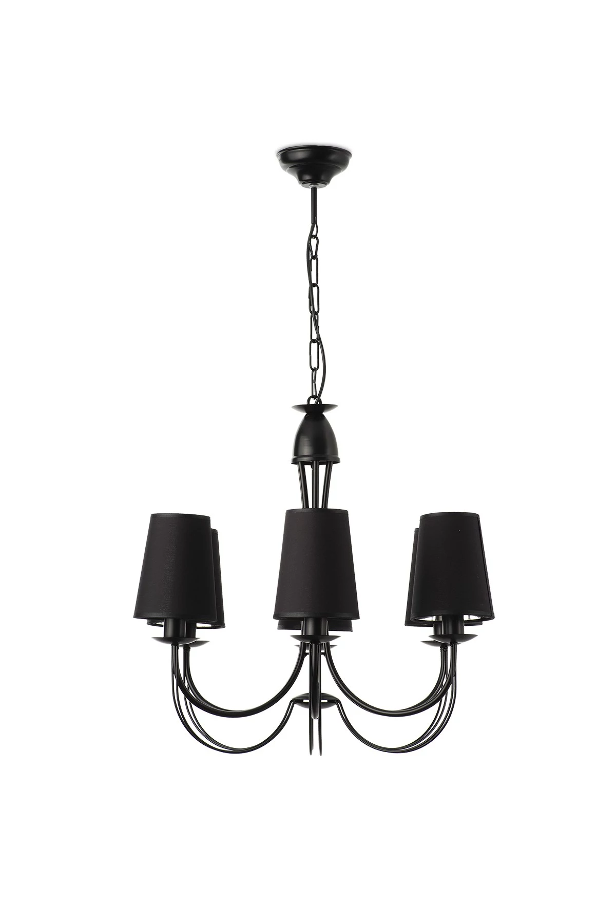   
                        
                        Люстра NB LIGHT (Україна) 29644    
                         У стилі Модерн.  
                        Тип джерела світла: світлодіодна лампа, змінна.                         Форма: Коло.                         Кольори плафонів і підвісок: Чорний.                         Матеріал: Тканина.                          фото 3