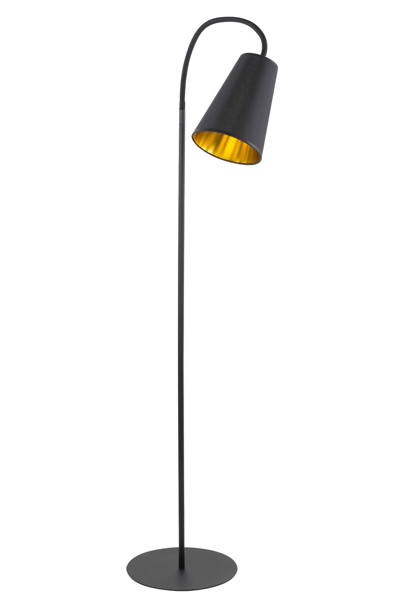   
                        
                        Торшер TK LIGHTING (Польша) 29734    
                         В стиле Лофт.  
                        Тип источника света: светодиодная лампа, сменная.                                                 Цвета плафонов и подвесок: Черный, Золото.                         Материал: Ткань.                          фото 1