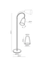   
                        
                        Торшер TK LIGHTING (Польша) 29734    
                         В стиле Лофт.  
                        Тип источника света: светодиодная лампа, сменная.                                                 Цвета плафонов и подвесок: Черный, Золото.                         Материал: Ткань.                          фото 2