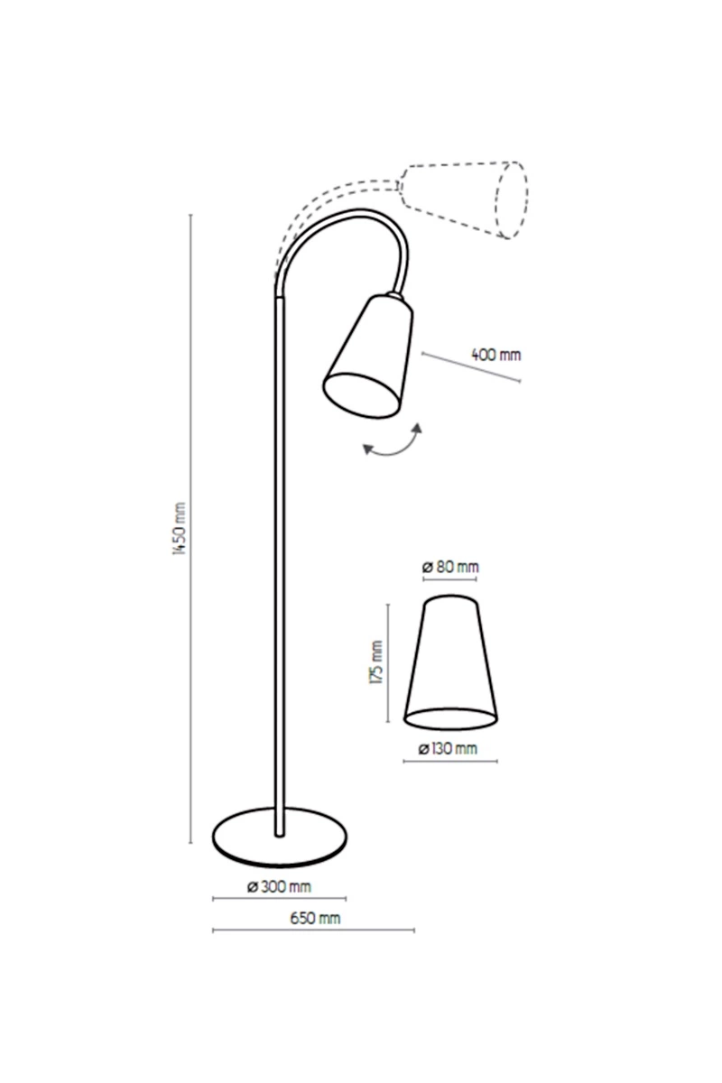   
                        
                        Торшер TK LIGHTING (Польша) 29734    
                         в стиле Лофт.  
                        Тип источника света: светодиодная лампа, сменная.                                                 Цвета плафонов и подвесок: Черный, Золото.                         Материал: Ткань.                          фото 2