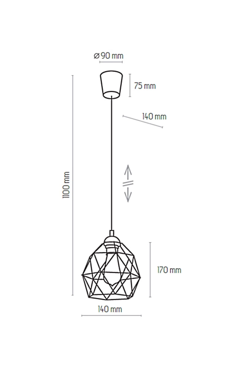   
                        
                        Люстра TK LIGHTING (Польща) 29745    
                         У стилі Лофт.  
                        Тип джерела світла: світлодіодна лампа, змінна.                         Форма: Коло.                         Кольори плафонів і підвісок: Чорний.                         Матеріал: Метал.                          фото 2