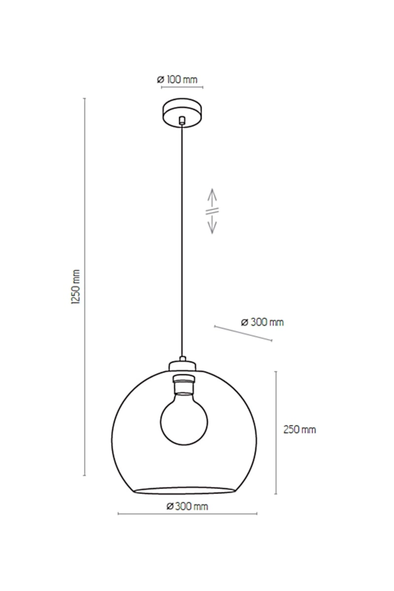   
                        
                        Люстра TK LIGHTING (Польща) 29760    
                         У стилі Лофт.  
                        Тип джерела світла: світлодіодна лампа, змінна.                         Форма: Куля.                         Кольори плафонів і підвісок: Прозорий.                         Матеріал: Скло.                          фото 2