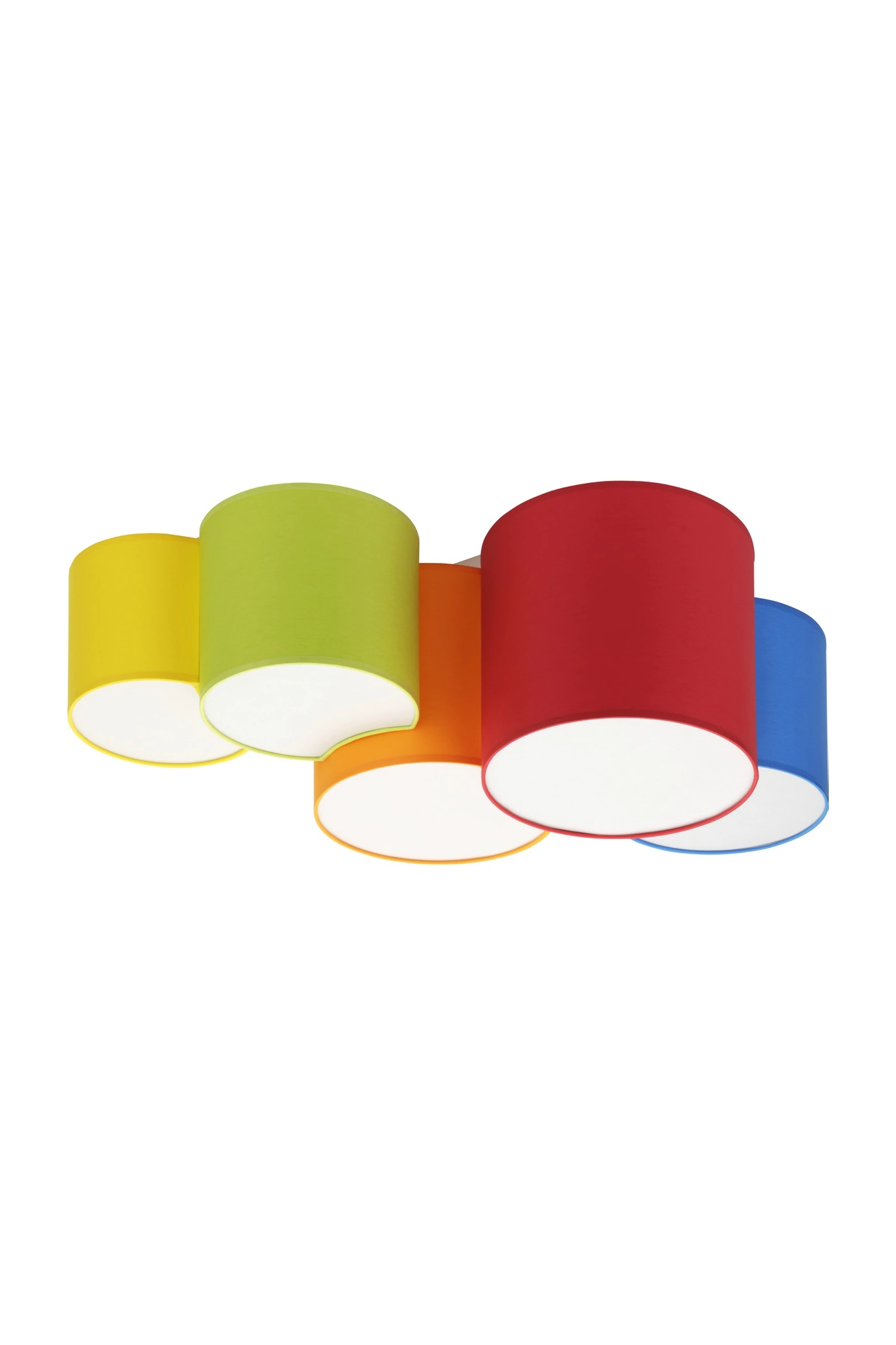   
                        
                        Люстра TK LIGHTING (Польща) 29825    
                         У стилі Модерн.  
                        Тип джерела світла: світлодіодна лампа, змінна.                         Форма: Асиметрична.                         Кольори плафонів і підвісок: Червоний, Помаранчевий, Синій, Зелений, Жовтий.                         Матеріал: Тканина.                          фото 1
