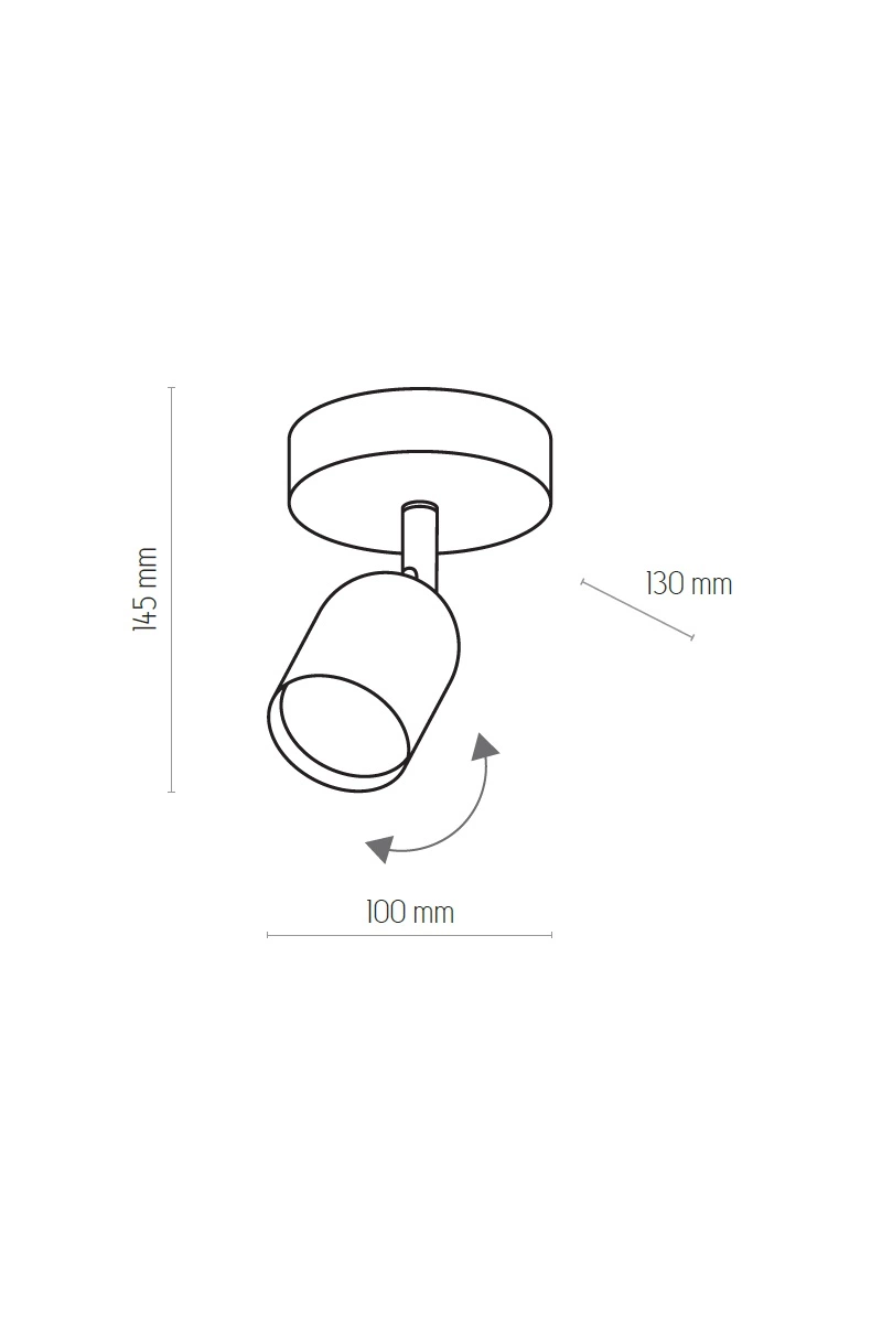   
                        
                        Точковий світильник TK LIGHTING (Польща) 29829    
                         У стилі Лофт.  
                        Тип джерела світла: світлодіодна лампа, змінна.                         Форма: Коло.                         Кольори плафонів і підвісок: Чорний.                         Матеріал: Метал.                          фото 2