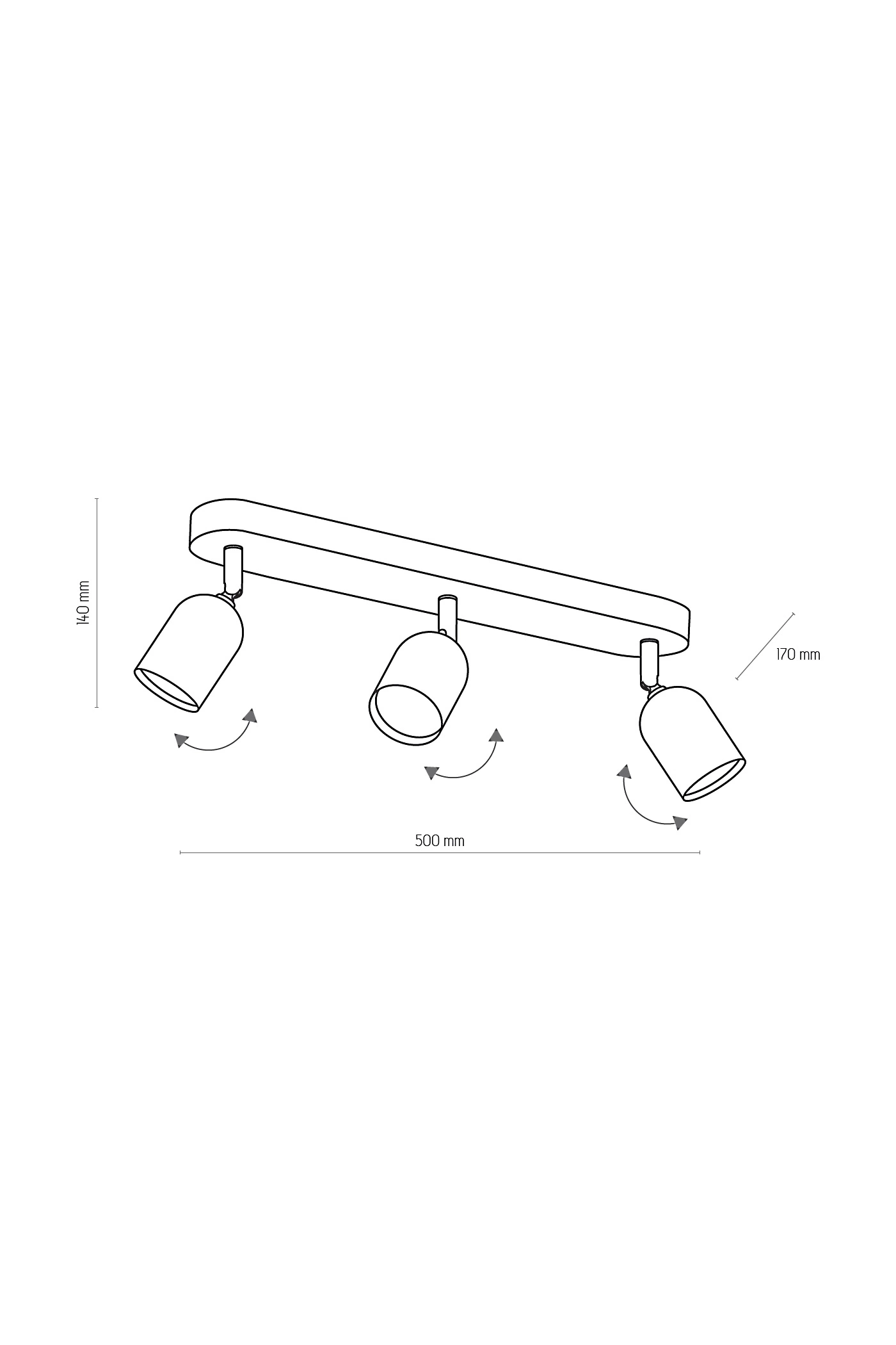   
                        
                        Світильник поворотний TK LIGHTING (Польща) 29931    
                         У стилі Лофт.  
                        Тип джерела світла: світлодіодна лампа, змінна.                         Форма: Прямокутник.                         Кольори плафонів і підвісок: Чорний.                         Матеріал: Метал.                          фото 2