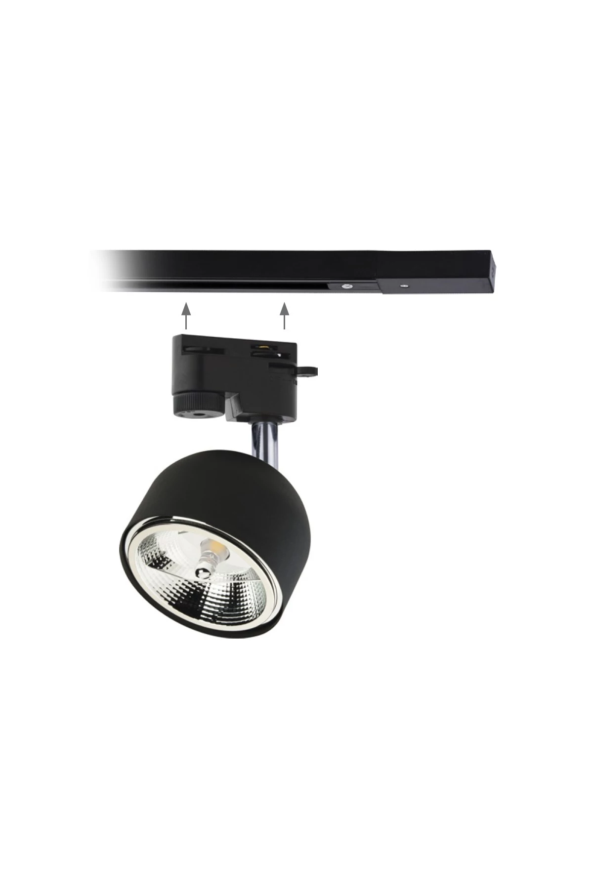   
                        
                        Трековый светильник TK LIGHTING (Польша) 29946    
                         в стиле Лофт.  
                        Тип источника света: светодиодная лампа, сменная.                         Форма: Круг.                         Цвета плафонов и подвесок: Черный.                         Материал: Металл.                          фото 1