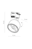   
                        
                        Трековий світильник TK LIGHTING (Польща) 29946    
                         У стилі Лофт.  
                        Тип джерела світла: світлодіодна лампа, змінна.                         Форма: Коло.                         Кольори плафонів і підвісок: Чорний.                         Матеріал: Метал.                          фото 2