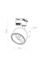   
                        
                        Трековий світильник TK LIGHTING (Польща) 29946    
                         У стилі Лофт.  
                        Тип джерела світла: світлодіодна лампа, змінна.                         Форма: Коло.                         Кольори плафонів і підвісок: Чорний.                         Матеріал: Метал.                          фото 3