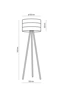  
                        
                        Торшер TK LIGHTING (Польша) 29952    
                         В стиле Лофт.  
                        Тип источника света: светодиодная лампа, сменная.                                                 Цвета плафонов и подвесок: Черный, Золото.                         Материал: Ткань.                          фото 2