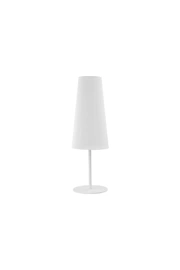   
                        
                        Настільна лампа TK LIGHTING (Польща) 29972    
                         у стилі Модерн.  
                        Тип джерела світла: світлодіодна лампа, змінна.                                                 Кольори плафонів і підвісок: Білий.                         Матеріал: Тканина.                          фото 1