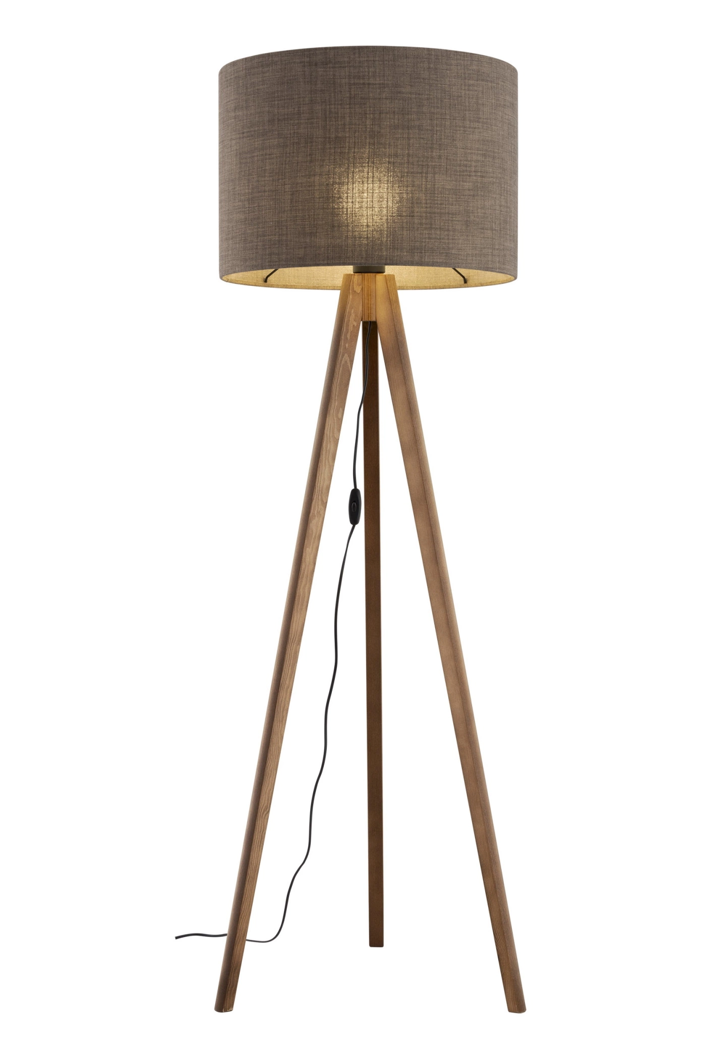   
                        
                        Торшер TK LIGHTING (Польша) 30023    
                         В стиле Скандинавский.  
                        Тип источника света: светодиодная лампа, сменная.                                                 Цвета плафонов и подвесок: Коричневый.                         Материал: Ткань, Пластик.                          фото 2