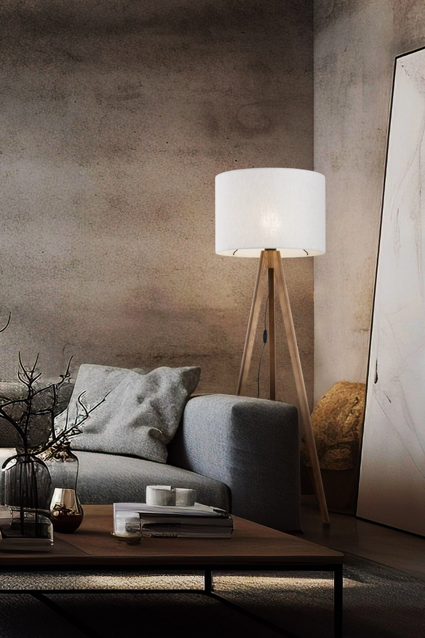   
                        
                        Торшер TK LIGHTING (Польша) 30027    
                         В стиле Скандинавский.  
                        Тип источника света: светодиодная лампа, сменная.                                                 Цвета плафонов и подвесок: Белый.                         Материал: Ткань, Пластик.                          фото 3