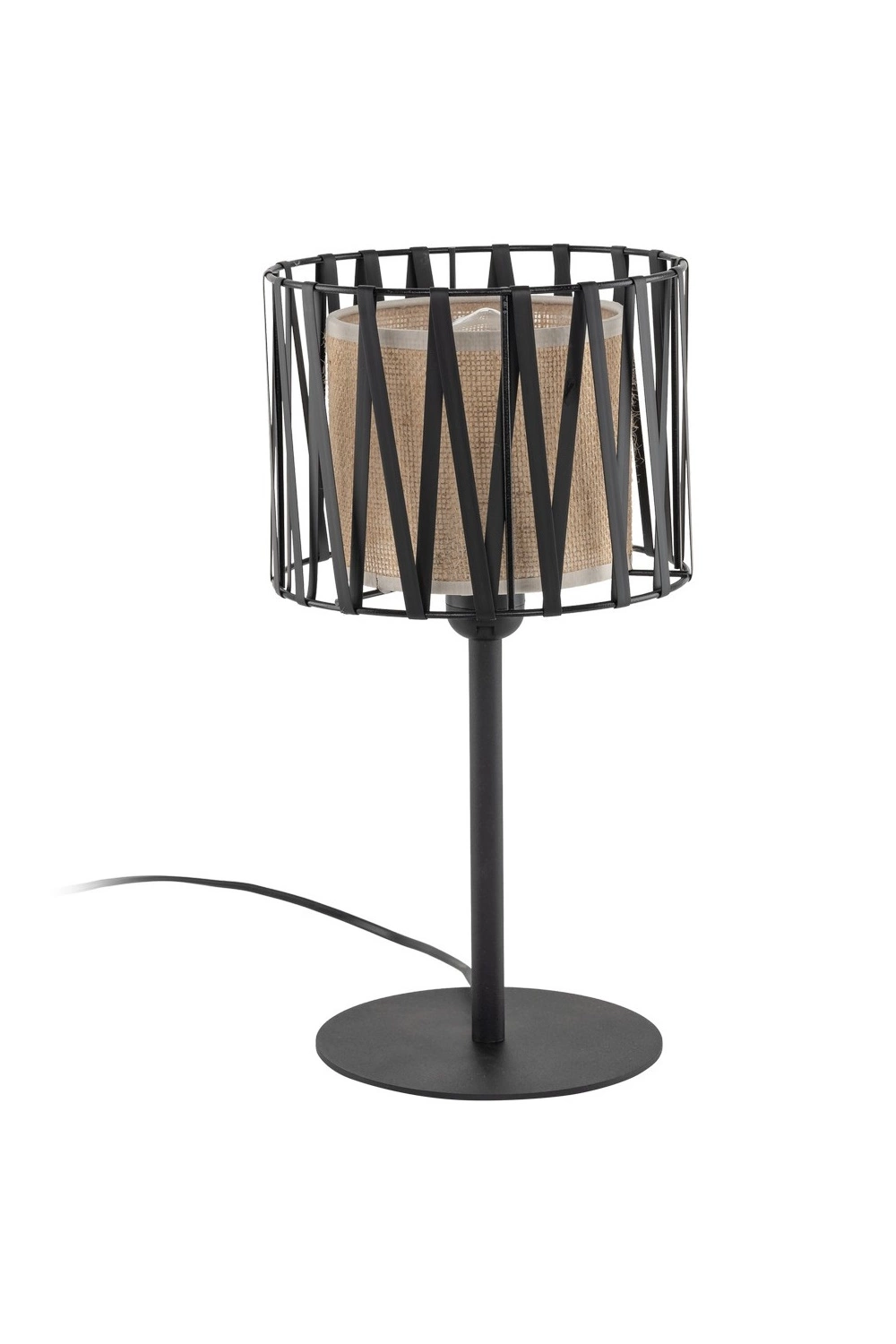   
                        
                        Настольная лампа TK LIGHTING (Польша) 30449    
                         В стиле Модерн, Лофт.  
                        Тип источника света: светодиодная лампа, сменная.                                                 Цвета плафонов и подвесок: Бежевый, Черный.                         Материал: Ткань, Металл.                          фото 1