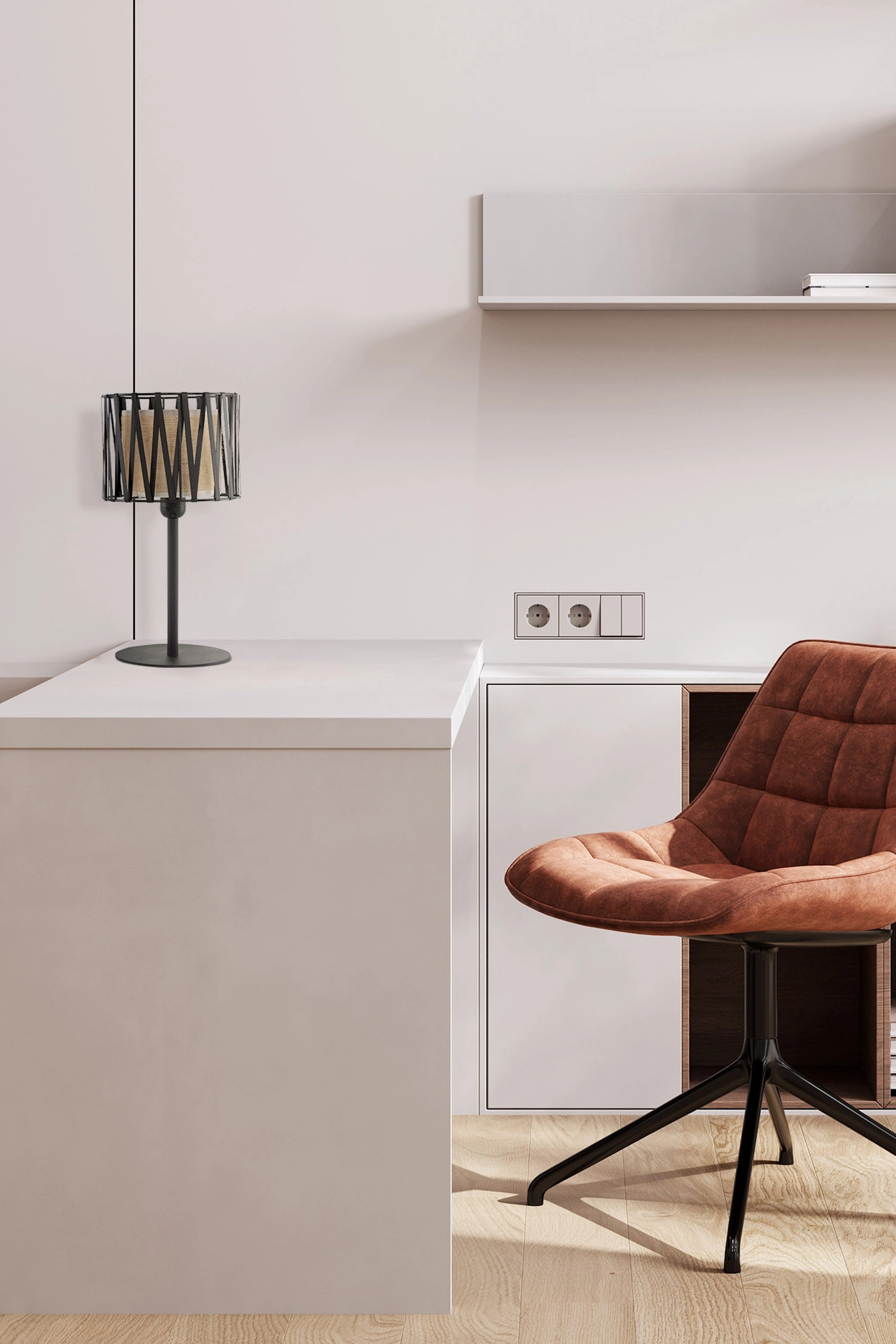   
                        
                        Настольная лампа TK LIGHTING (Польша) 30449    
                         В стиле Модерн, Лофт.  
                        Тип источника света: светодиодная лампа, сменная.                                                 Цвета плафонов и подвесок: Бежевый, Черный.                         Материал: Ткань, Металл.                          фото 9