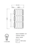   
                        
                        Світильник настінний MAYTONI (Німеччина) 30467    
                         у стилі Модерн.  
                        Тип джерела світла: світлодіодна лампа, змінна.                                                 Кольори плафонів і підвісок: Прозорий.                         Матеріал: Кришталь.                          фото 4