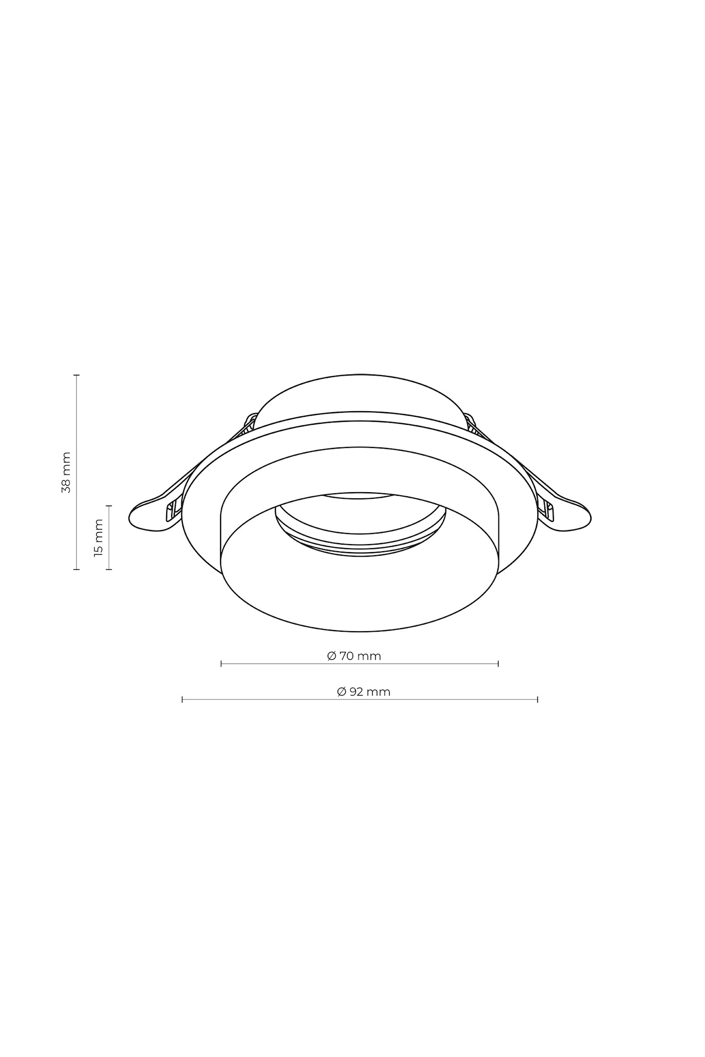   
                        
                        Точковий світильник TK LIGHTING (Польща) 30520    
                         У стилі Хай-тек.  
                        Тип джерела світла: світлодіодна лампа, змінна.                         Форма: Коло.                         Кольори плафонів і підвісок: Чорний.                         Матеріал: Сталь, Пластик.                          фото 9