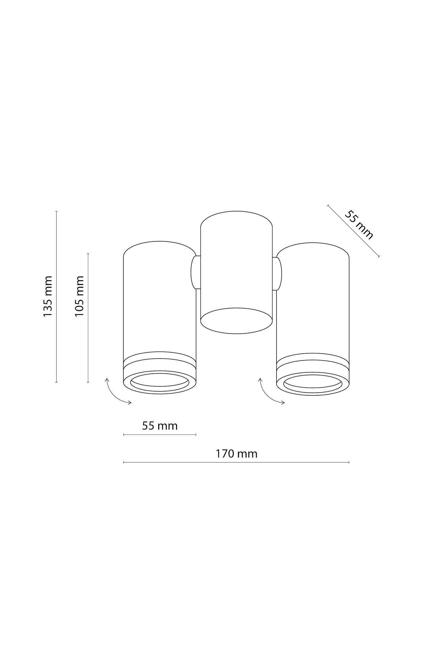   
                        
                        Світильник поворотний TK LIGHTING (Польща) 30530    
                         У стилі Хай-тек.  
                        Тип джерела світла: світлодіодна лампа, змінна.                         Форма: Прямокутник.                         Кольори плафонів і підвісок: Чорний.                         Матеріал: Сталь, Пластик.                          фото 9