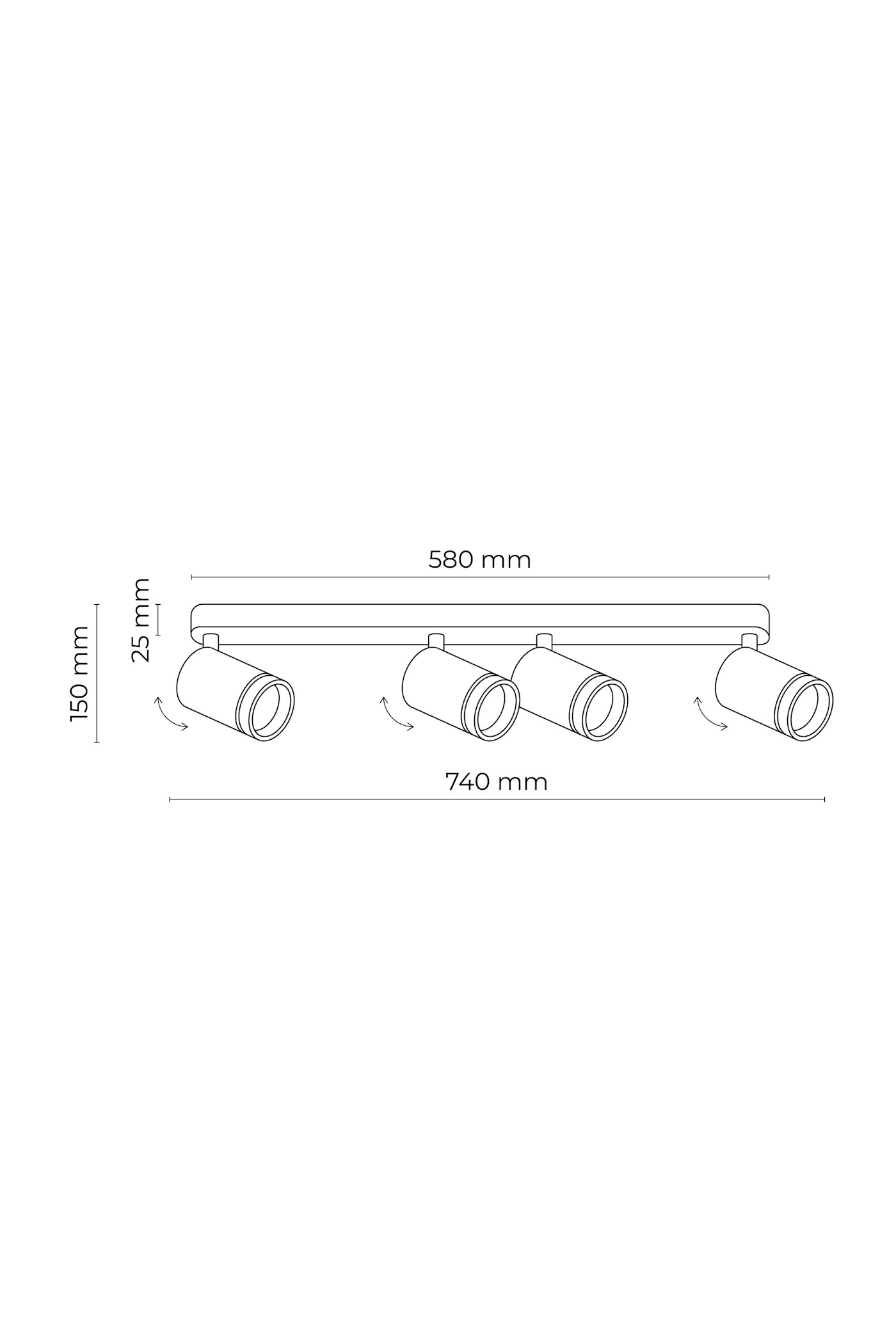   
                        
                        Світильник поворотний TK LIGHTING (Польща) 30536    
                         У стилі Хай-тек.  
                        Тип джерела світла: світлодіодна лампа, змінна.                         Форма: Прямокутник.                         Кольори плафонів і підвісок: Білий.                         Матеріал: Сталь, Пластик.                          фото 14