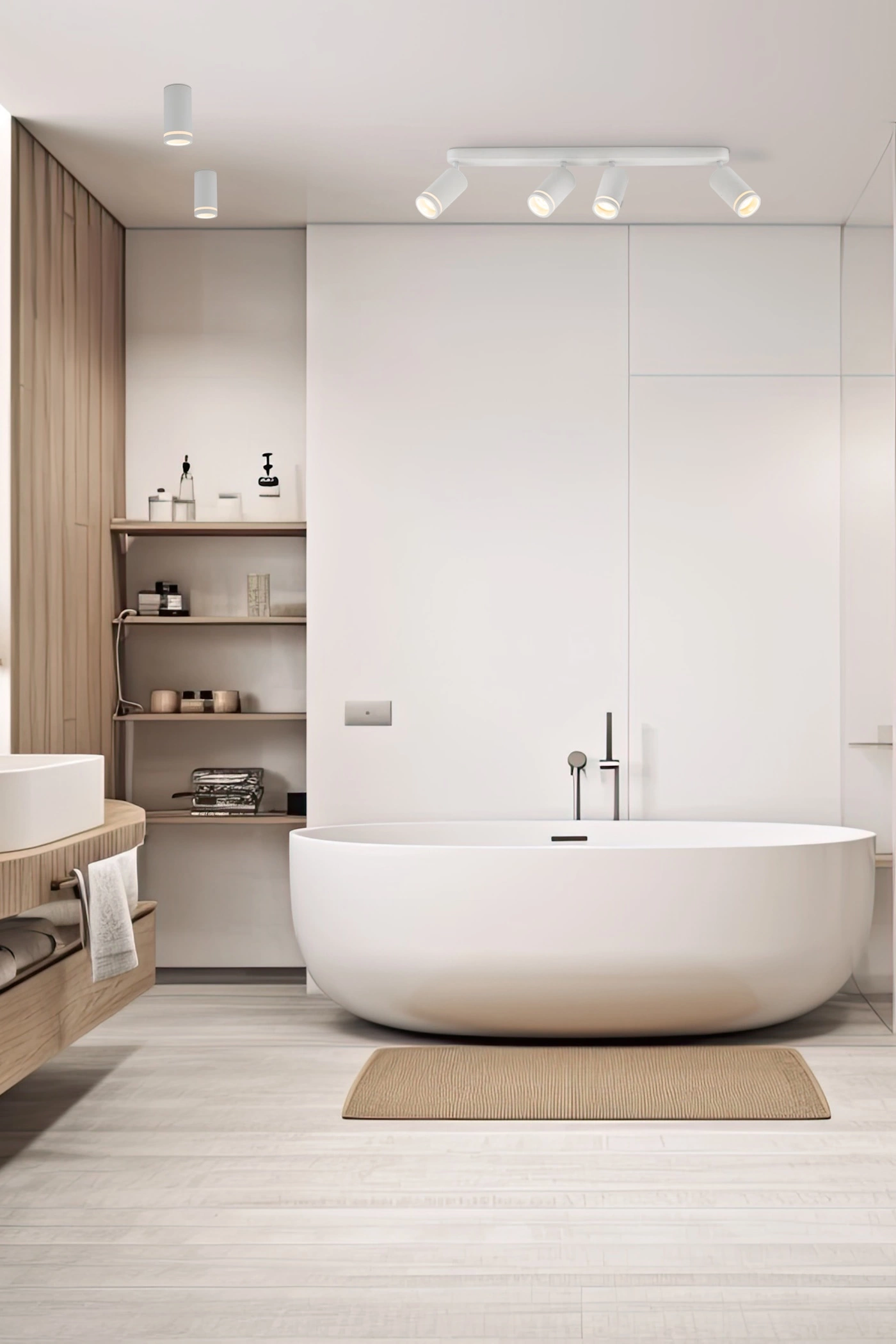   
                        
                        Точковий світильник TK LIGHTING (Польща) 30537    
                         У стилі Хай-тек.  
                        Тип джерела світла: світлодіодна лампа, змінна.                         Форма: Циліндр.                         Кольори плафонів і підвісок: Білий.                         Матеріал: Сталь, Пластик.                          фото 7