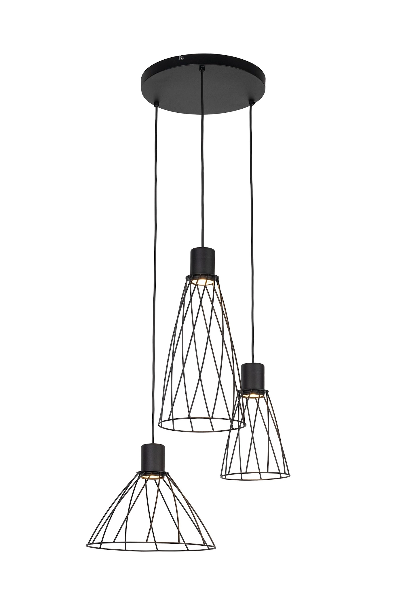   
                        
                        Люстра TK LIGHTING (Польща) 30627    
                         У стилі Лофт.  
                        Тип джерела світла: світлодіодна лампа, змінна.                         Форма: Коло.                         Кольори плафонів і підвісок: Чорний.                         Матеріал: Метал.                          фото 2