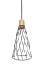   
                        
                        Люстра TK LIGHTING (Польща) 30628    
                         У стилі Лофт.  
                        Тип джерела світла: світлодіодна лампа, змінна.                         Форма: Коло.                         Кольори плафонів і підвісок: Чорний, Коричневий.                         Матеріал: Метал, Дерево.                          фото 3