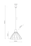   
                        
                        Люстра TK LIGHTING (Польща) 30629    
                         У стилі Лофт.  
                        Тип джерела світла: світлодіодна лампа, змінна.                         Форма: Коло.                         Кольори плафонів і підвісок: Чорний, Коричневий.                         Матеріал: Метал, Дерево.                          фото 7