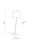   
                        
                        Настольная лампа TK LIGHTING (Польша) 30645    
                         В стиле Модерн.  
                        Тип источника света: светодиодная лампа, сменная.                                                 Цвета плафонов и подвесок: Бежевый.                         Материал: Ткань.                          фото 6